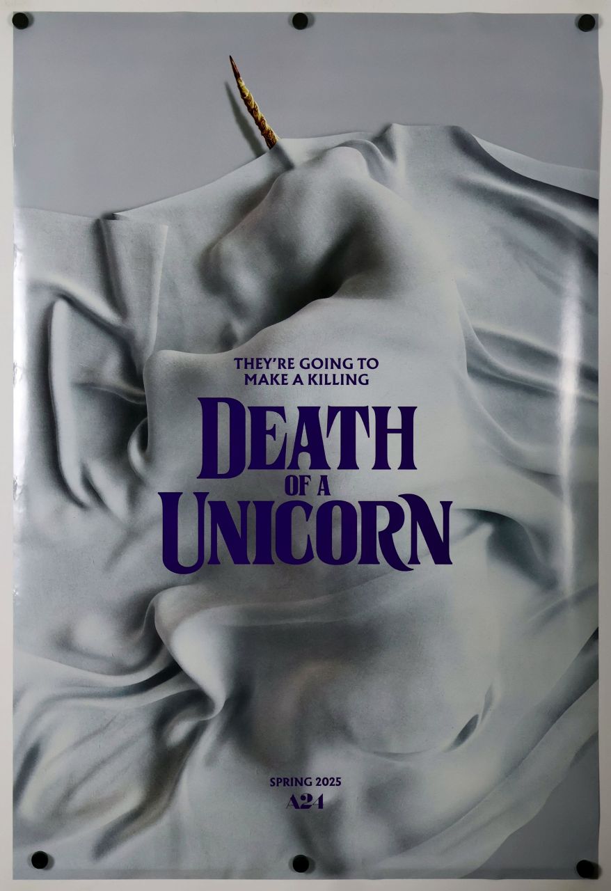Death of a Unicorn (2025) original theatrical movie poster - Advance