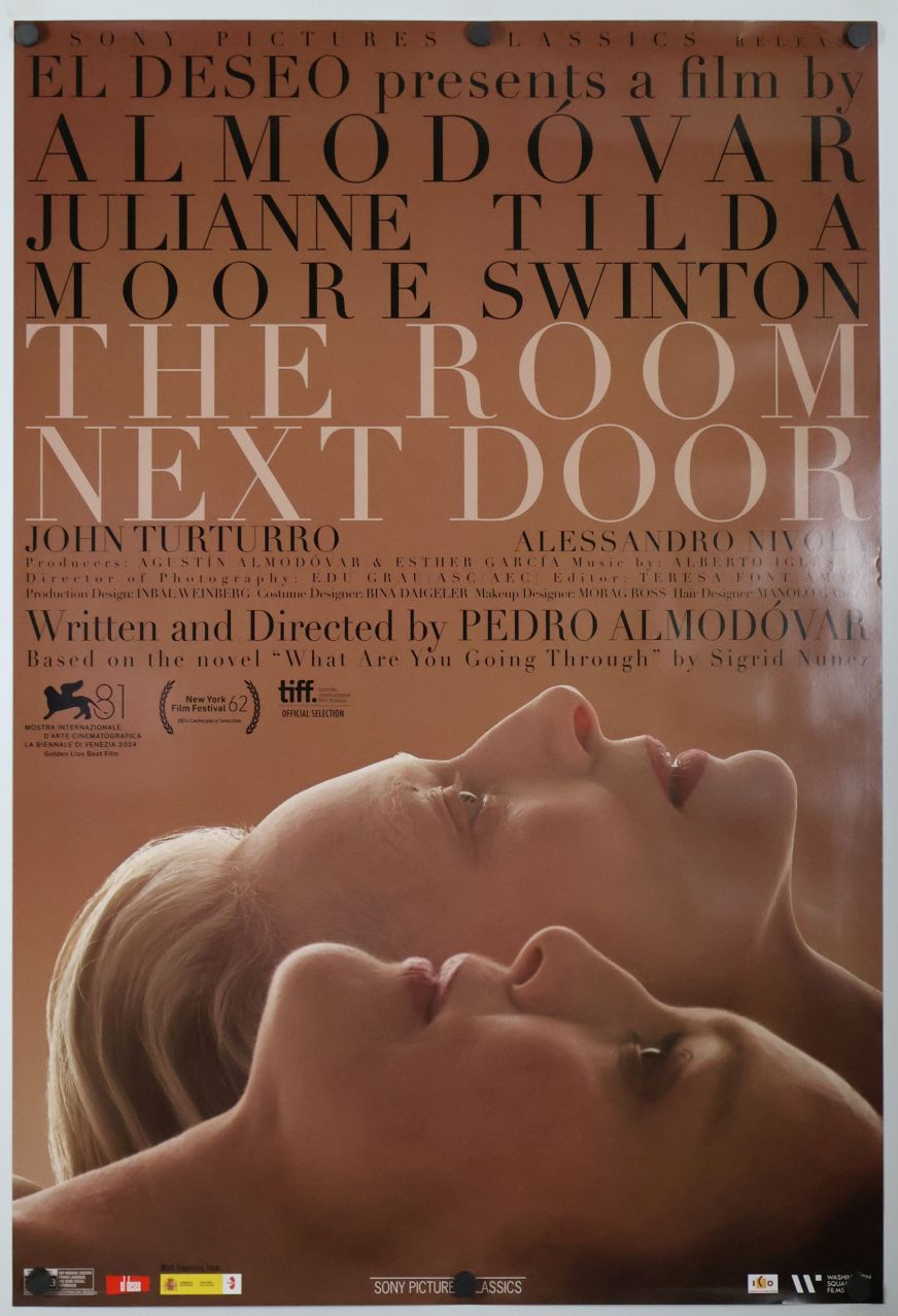 The Room Next Door (2024) original theatrical movie poster - Final