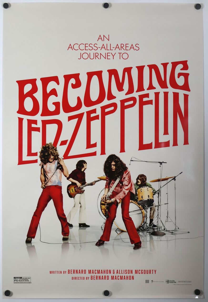 Becoming Led Zeppelin (2025) original theatrical movie poster - Final