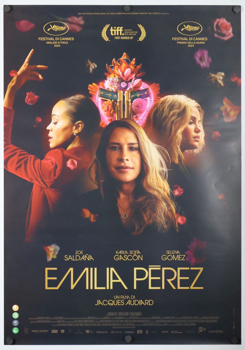 Emilia Pérez (2024) original theatrical movie poster - Final
