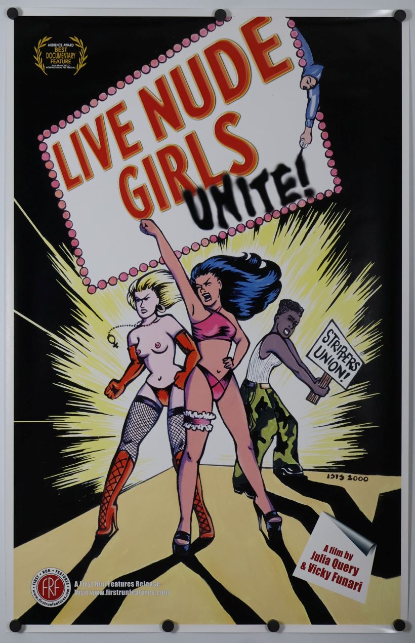 Live Nude Girls Unite! (2000) original theatrical movie poster - Final