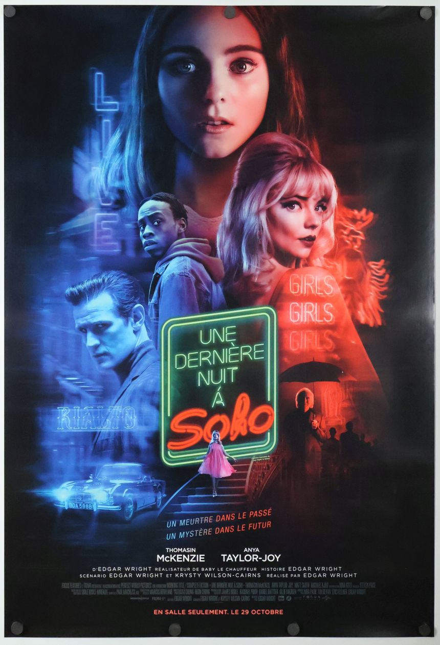 Last Night in Soho (2021) original theatrical movie poster - Final - French Language