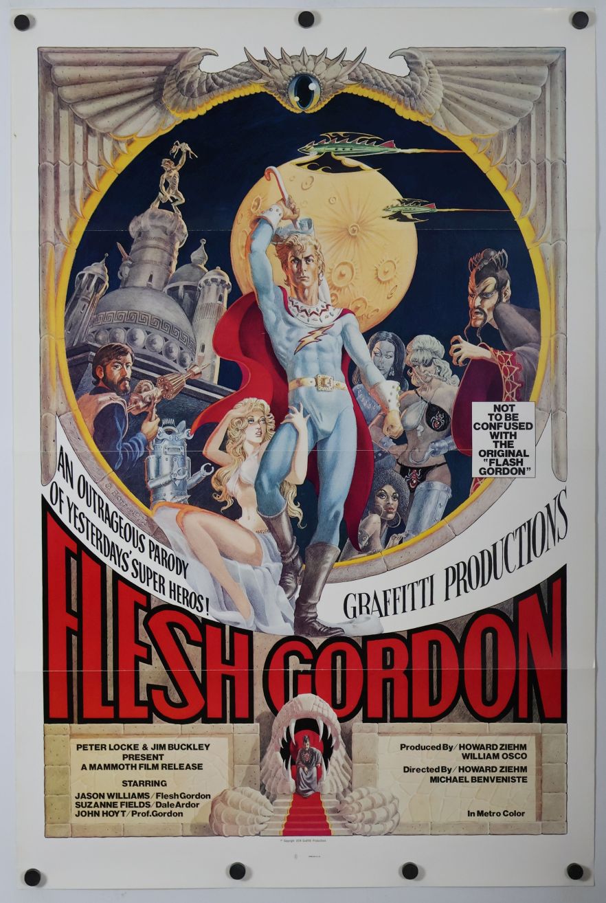 Flesh Gordon (1974) original theatrical movie poster - Final