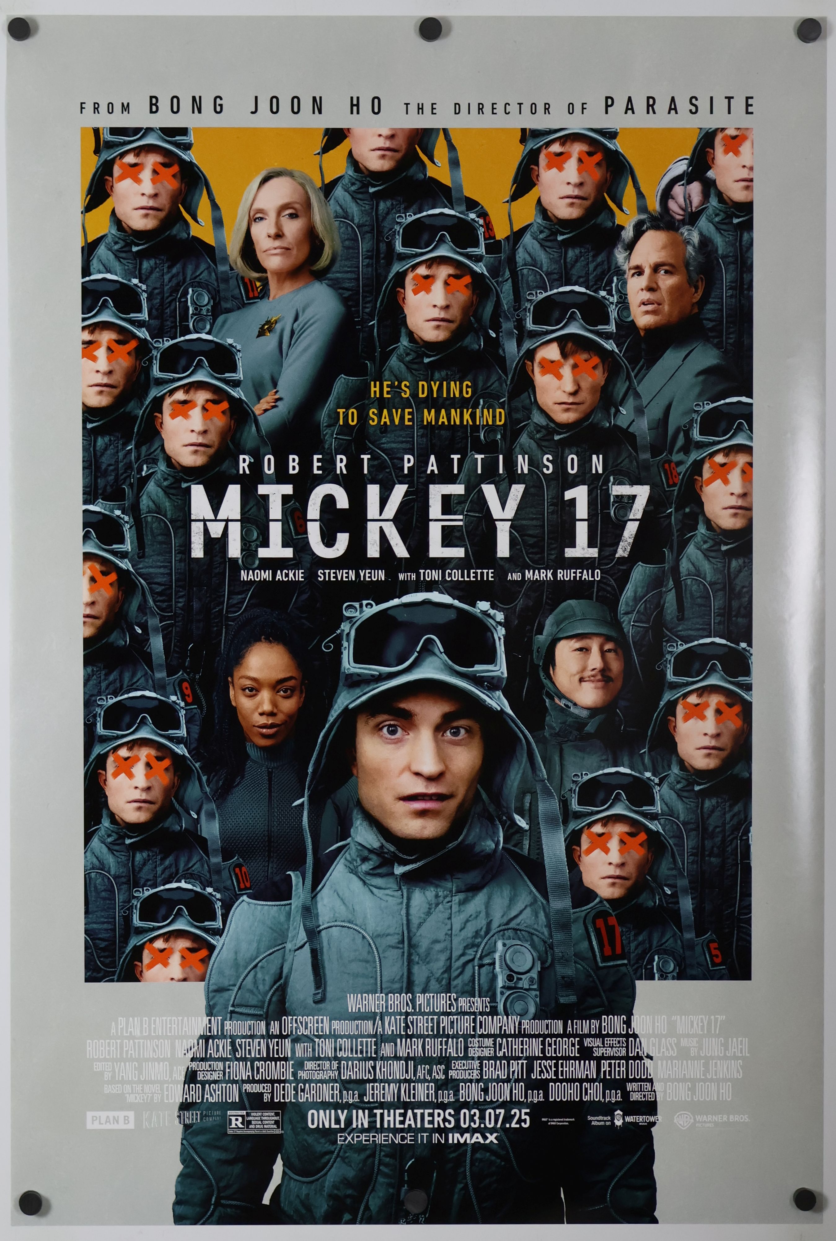 Mickey 17 (2025) original theatrical movie poster - Final