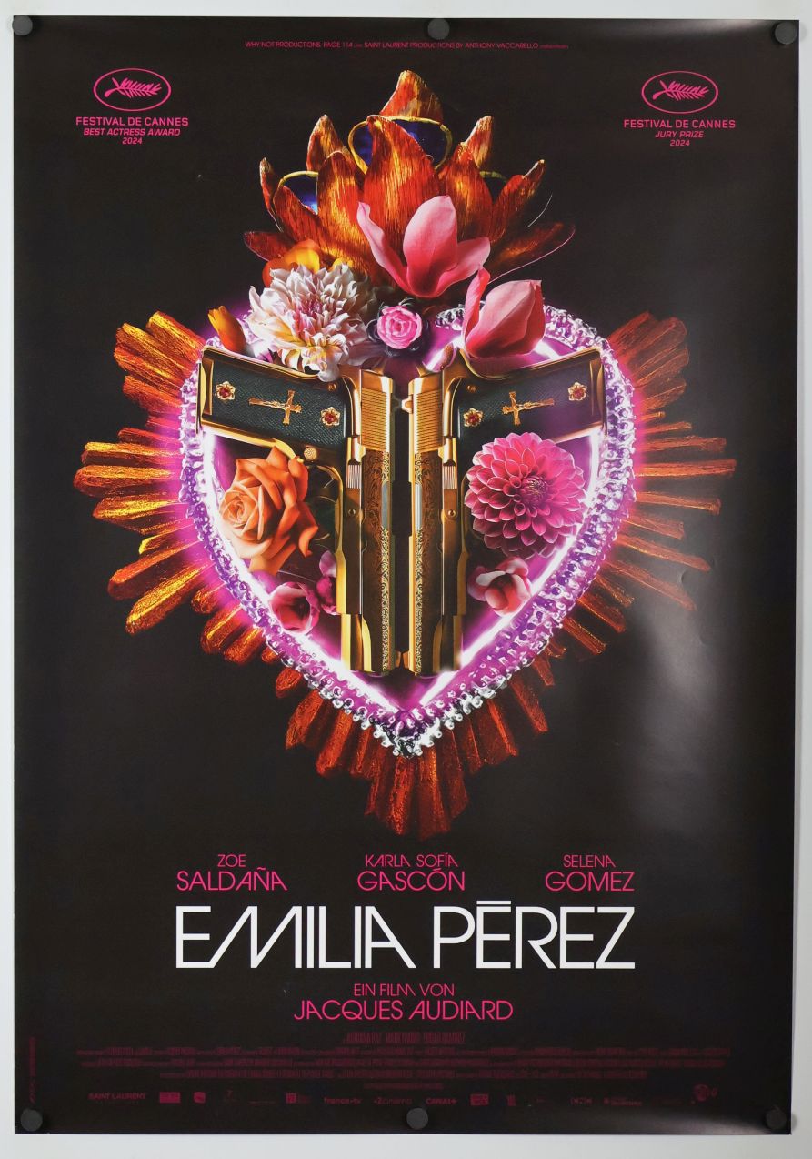 Emilia Pérez (2024) original theatrical movie poster - Final
