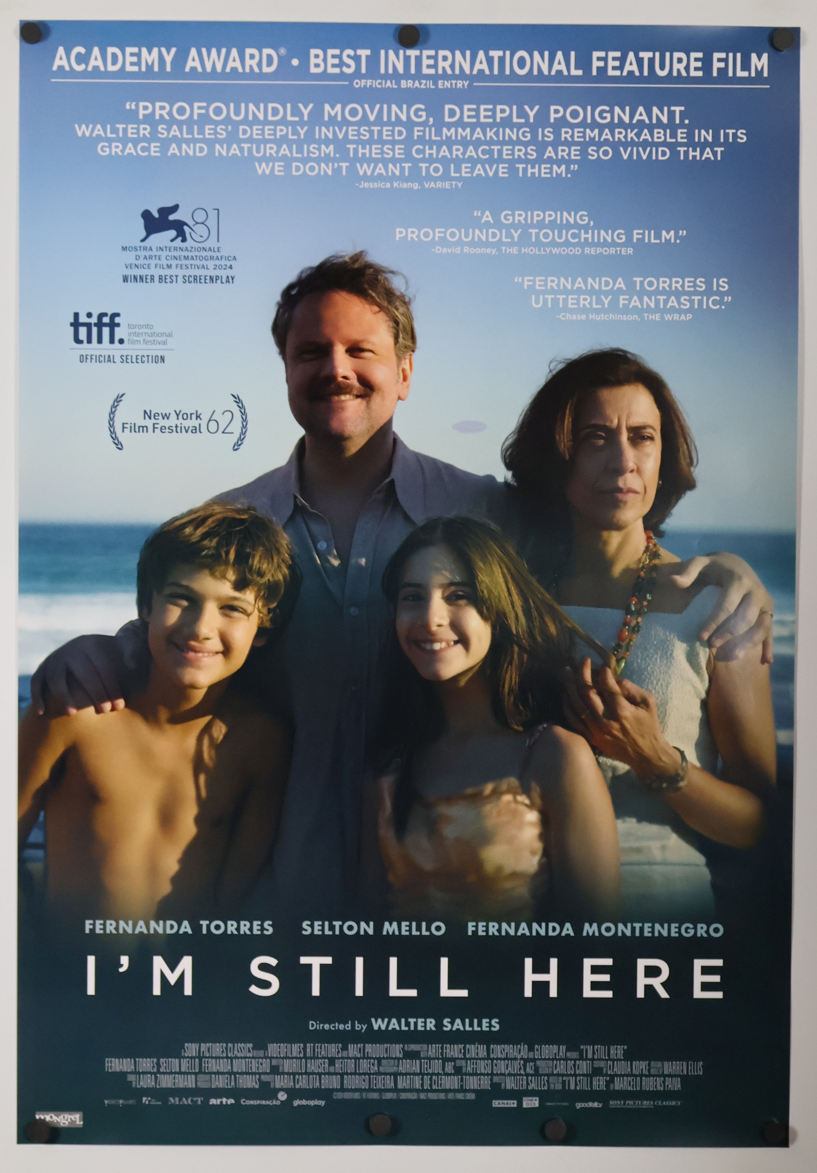 I'm Still Here (2024) original theatrical movie poster - Final