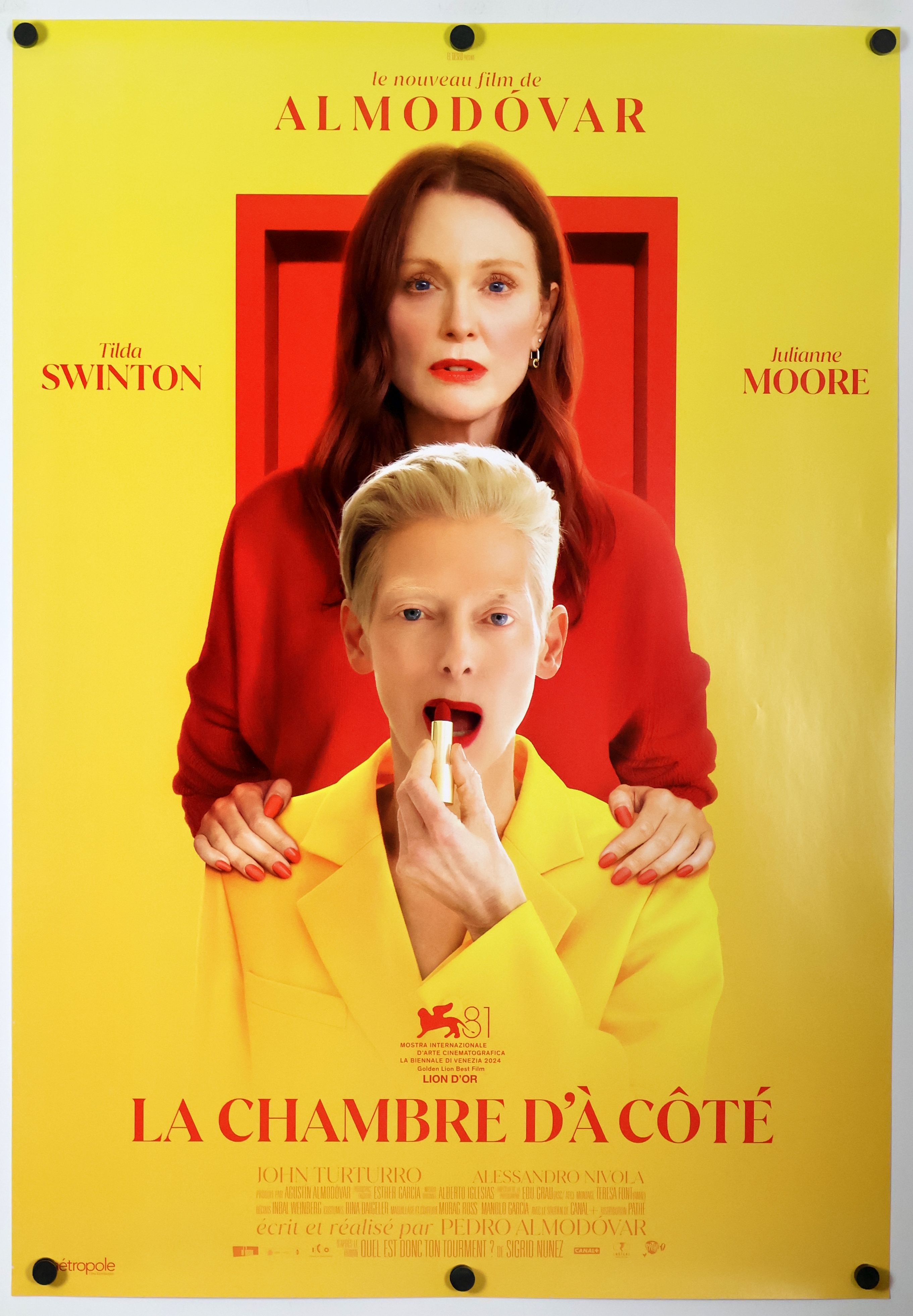 The Room Next Door (2024) original theatrical movie poster - Final - French Language