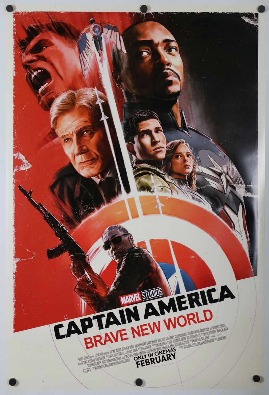 Captain America: New World Order (2025) original theatrical movie poster - International Final