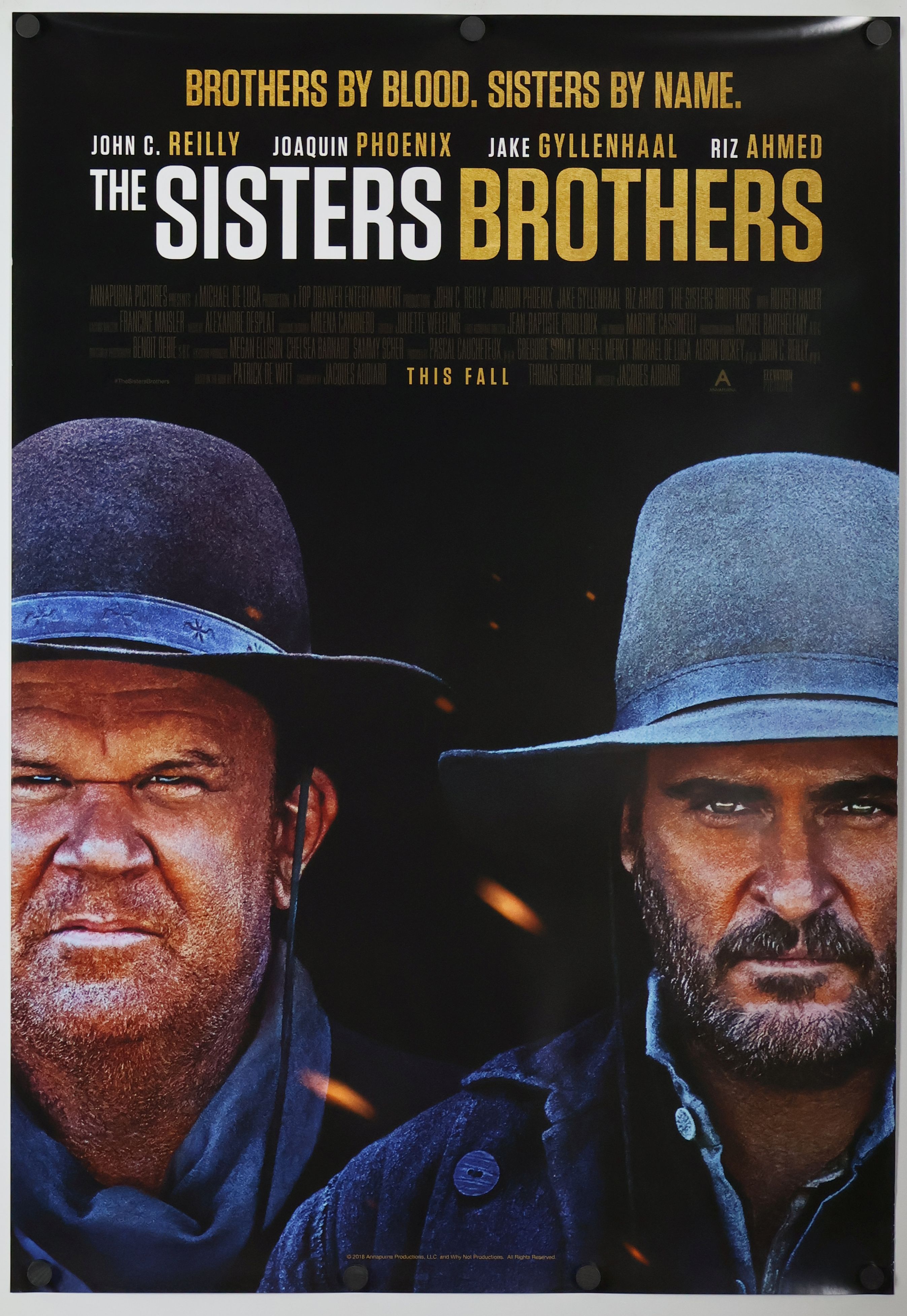 The Sisters Brothers (2018) original theatrical movie poster - Final