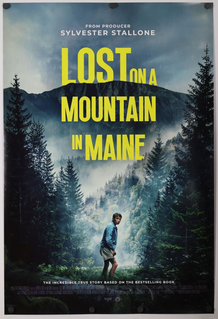 Lost on a Mountain in Maine (2024) original theatrical movie poster - Final