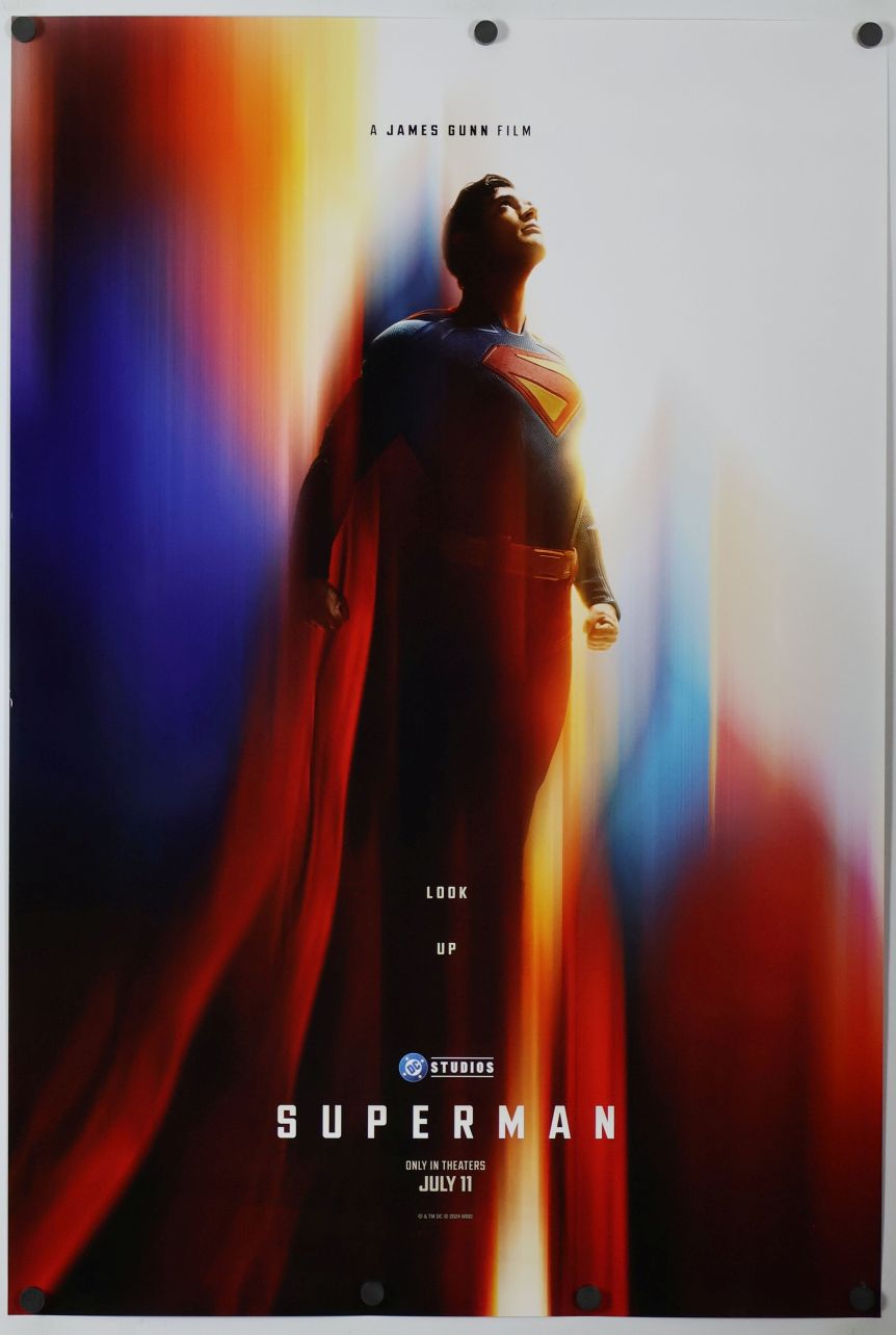 Superman: Legacy (2025) original theatrical movie poster - Advance