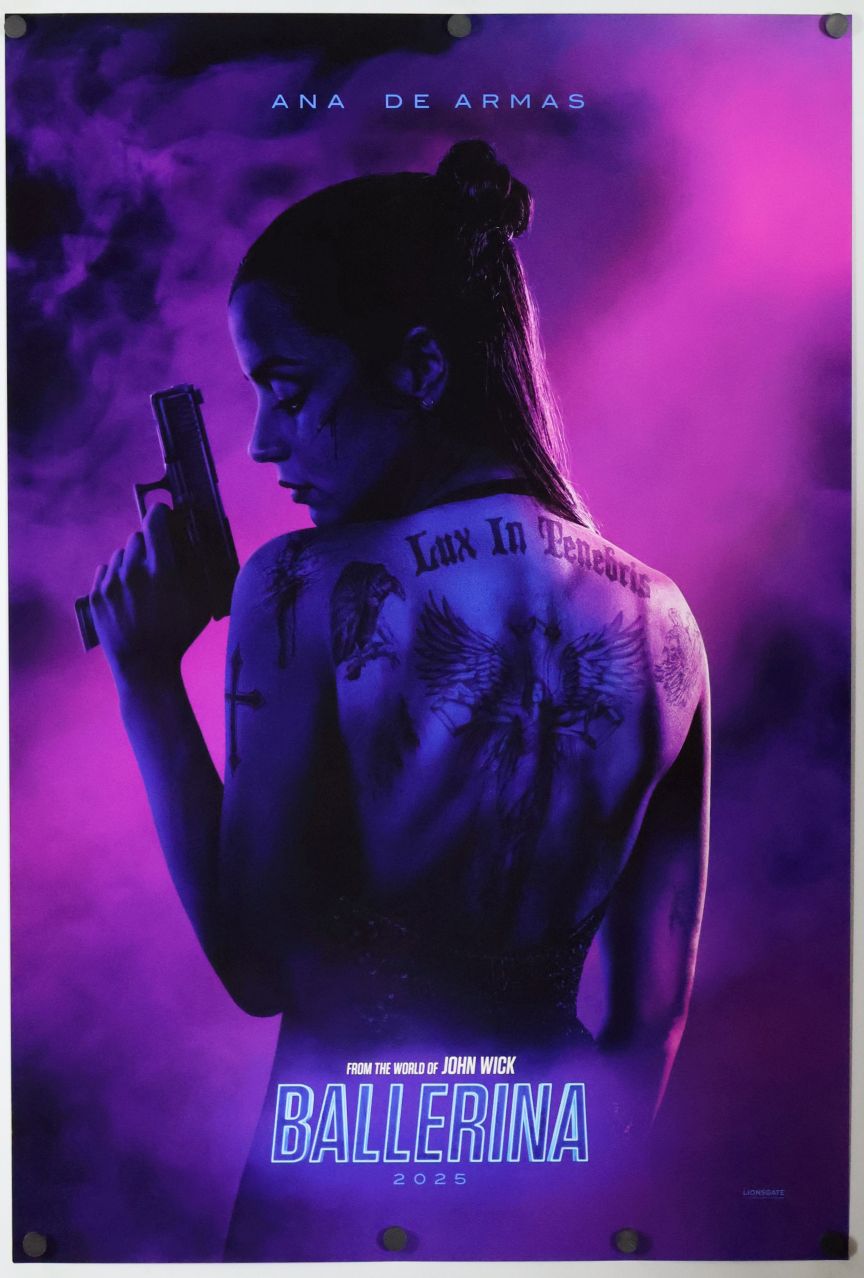 Ballerina (2025) original theatrical movie poster - Advance