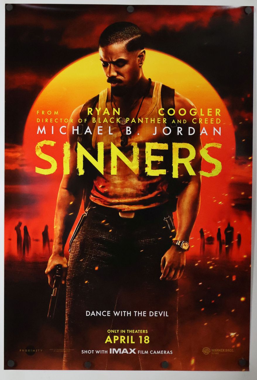 Sinners (2025) original theatrical movie poster - Advance Style B