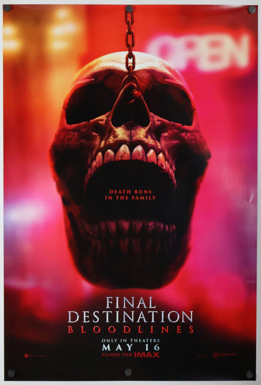 Final Destination: Bloodlines (2025) original theatrical movie poster - Advance