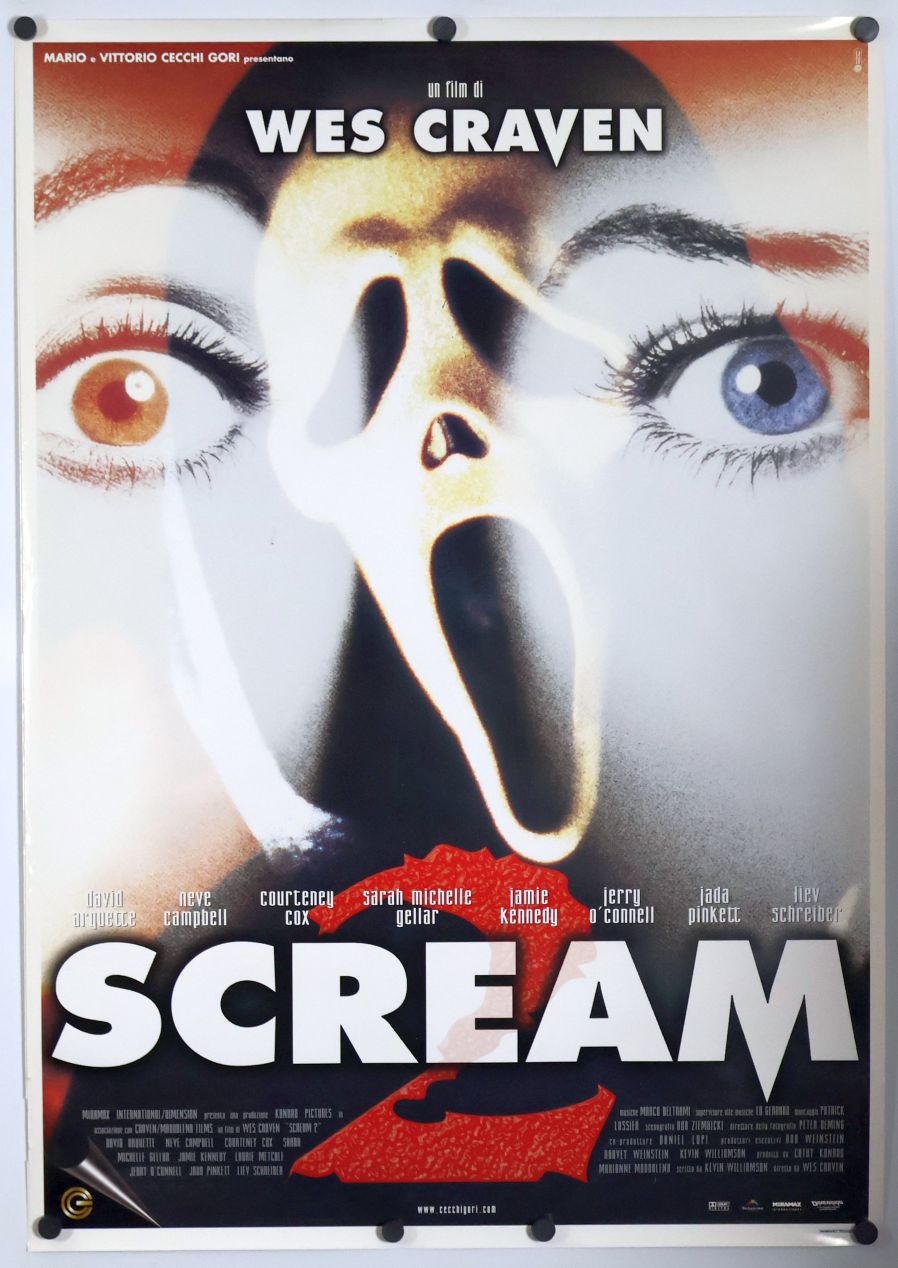 Scream 2 (1998) original theatrical movie poster - Advance