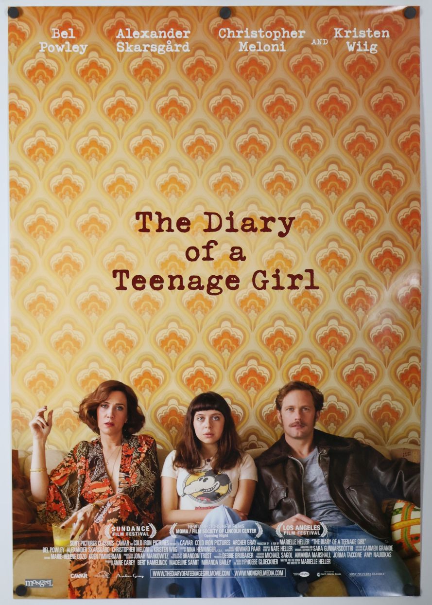 The Diary of a Teenage Girl (2015) original theatrical movie poster - Final