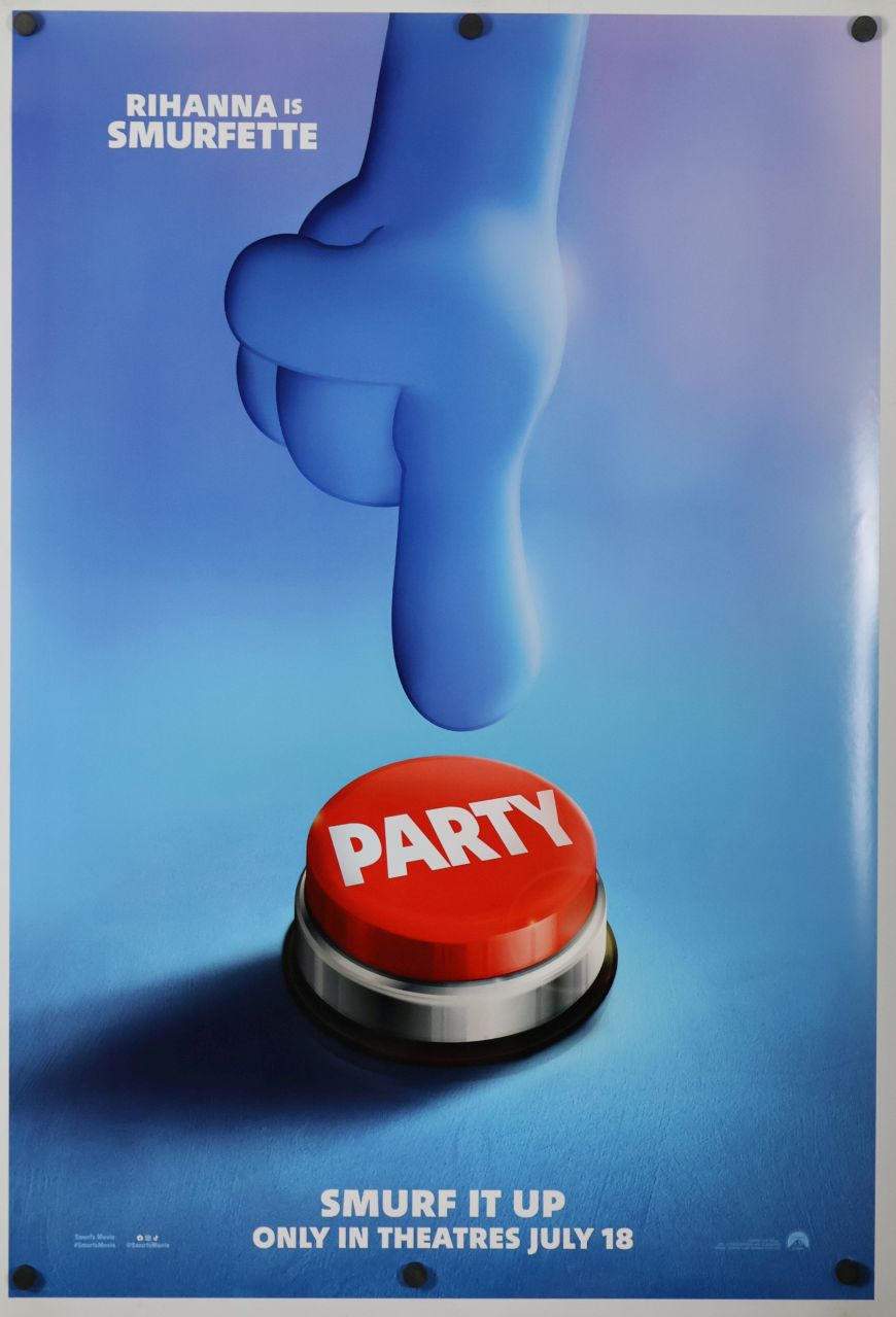 The Smurfs Movie (2025) original theatrical movie poster - Advance