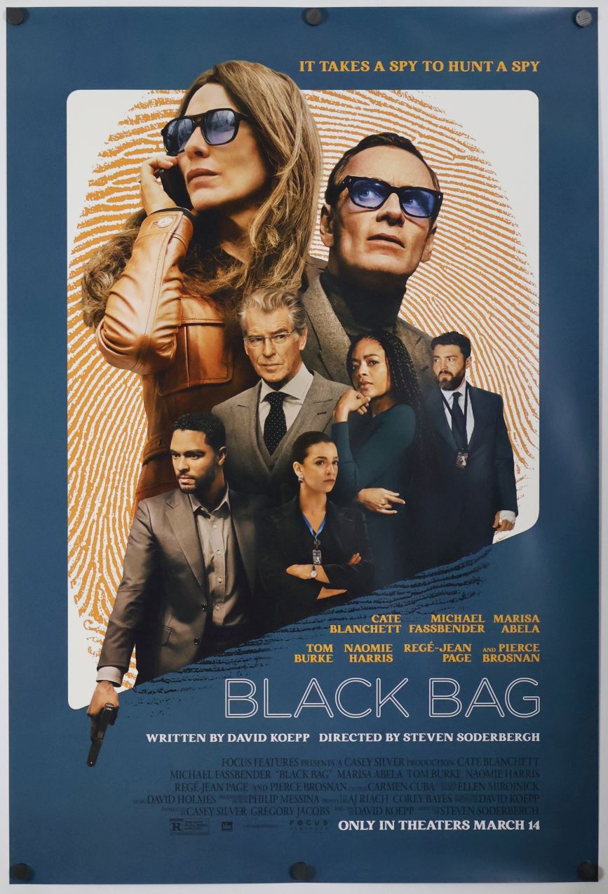Black Bag (2025) original theatrical movie poster - Final