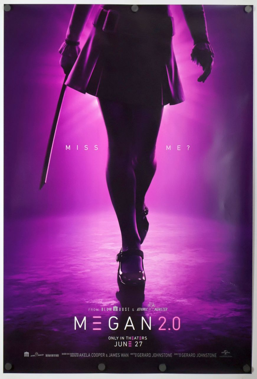 M3GAN 2.0 (2025) original theatrical movie poster - Advance