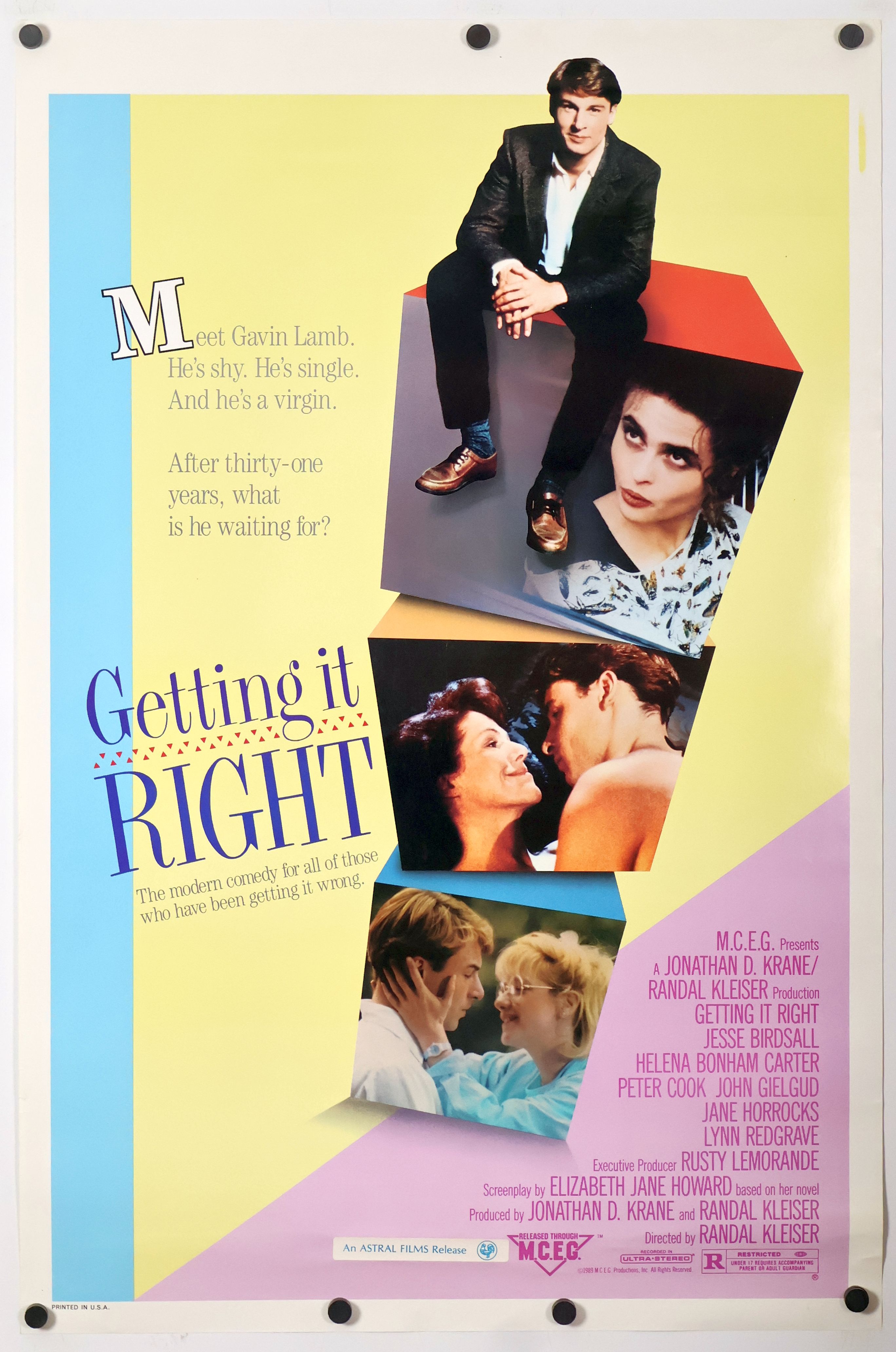 Getting It Right (1989) original theatrical movie poster - Final