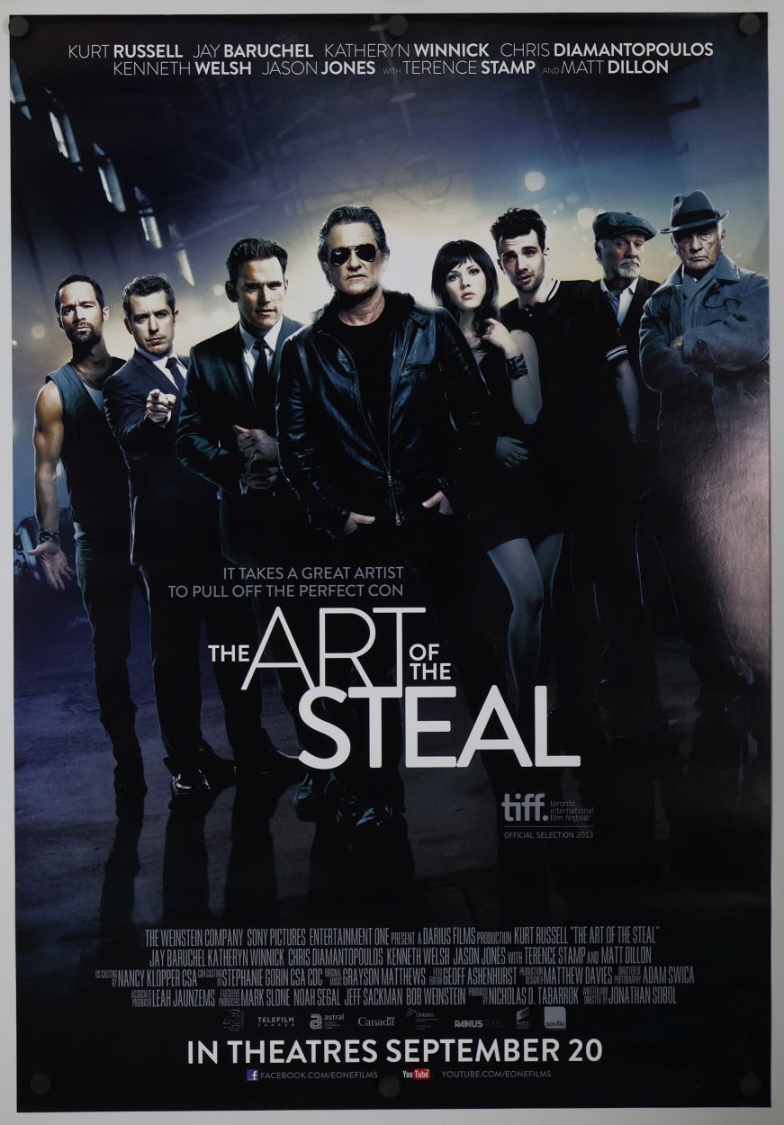 The Art of the Steal (2013) original theatrical movie poster - Final