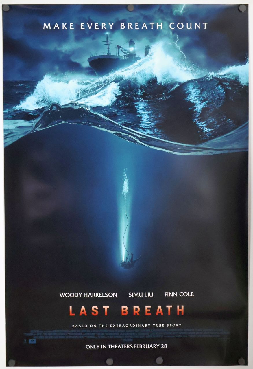 Last Breath (2025) original theatrical movie poster - Advance