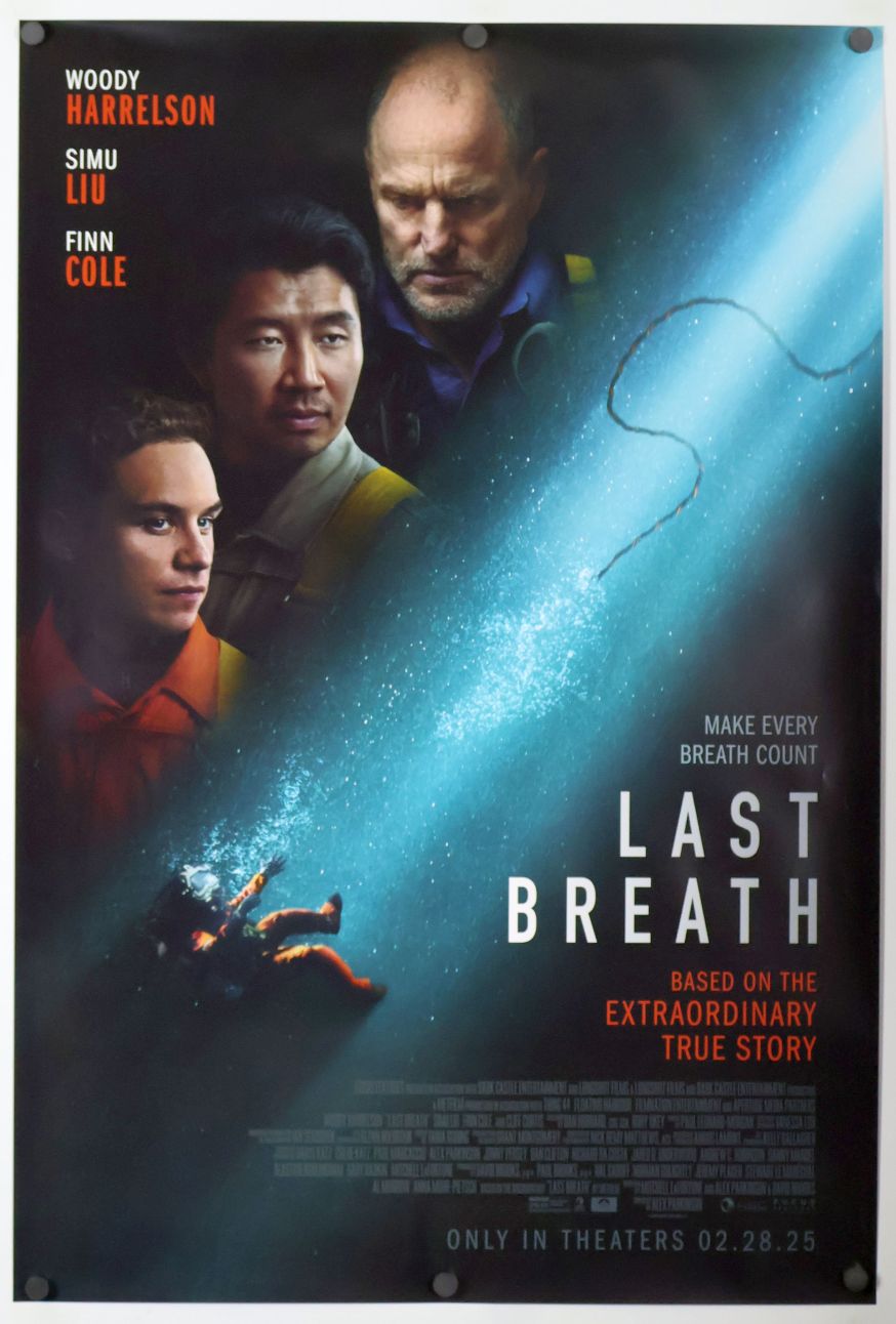 Last Breath (2025) original theatrical movie poster - Final