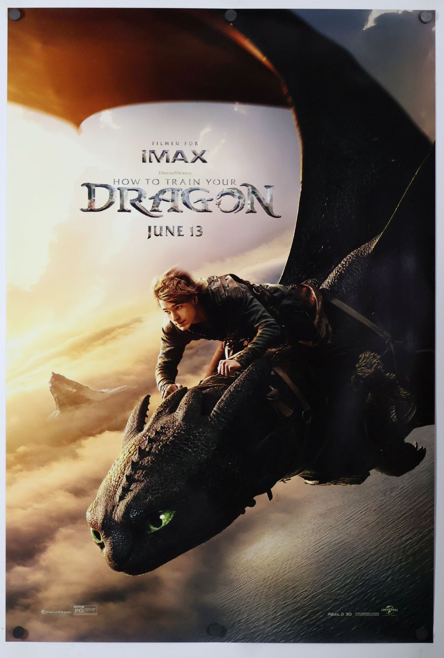 How to Train Your Dragon (2025) original theatrical movie poster - Advance Style B
