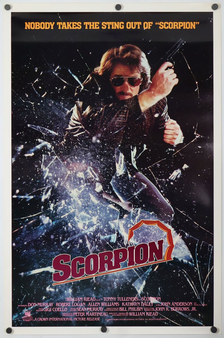 Scorpion (1986) original theatrical movie poster - Final