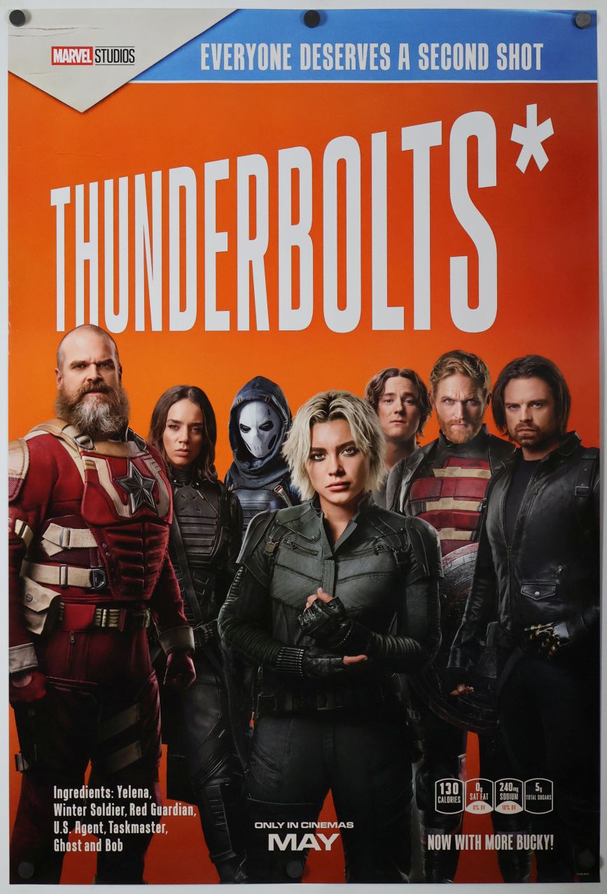 Thunderbolts* (2025) original theatrical movie poster - International Advance B
