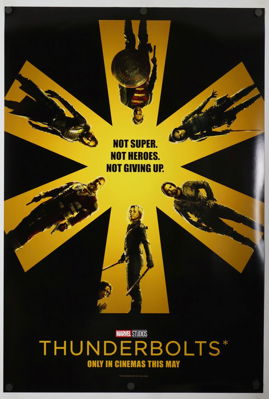 Thunderbolts* (2025) original theatrical movie poster - International Advance C