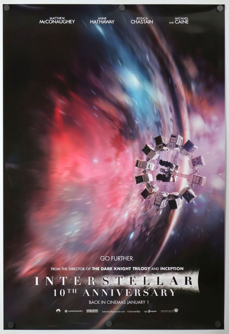 Interstellar (2024) original theatrical movie poster - International Re-release Style D