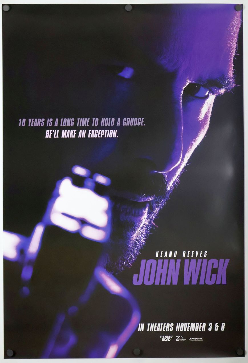 John Wick (2024) original theatrical movie poster - International Re-Release