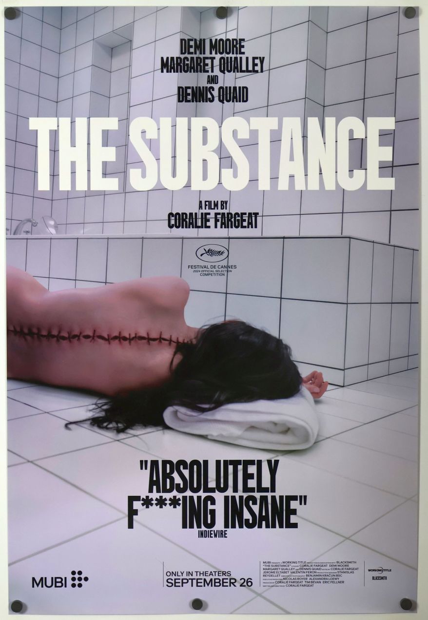 The Substance (2024) original theatrical movie poster - International Final