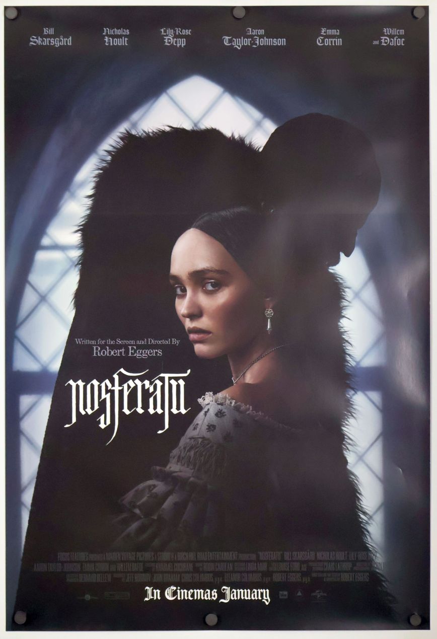 Nosferatu (2024) original theatrical movie poster - International Style C