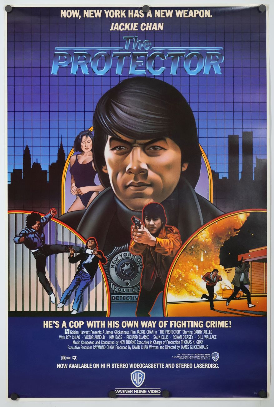 The Protector (1985) original theatrical movie poster - Video