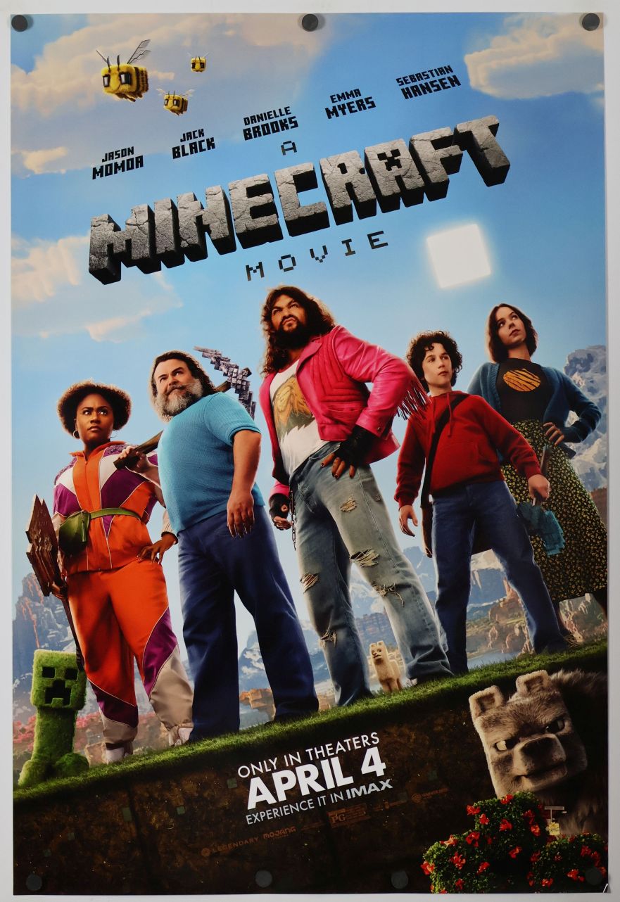 Minecraft: The Movie (2025) original theatrical movie poster - Final