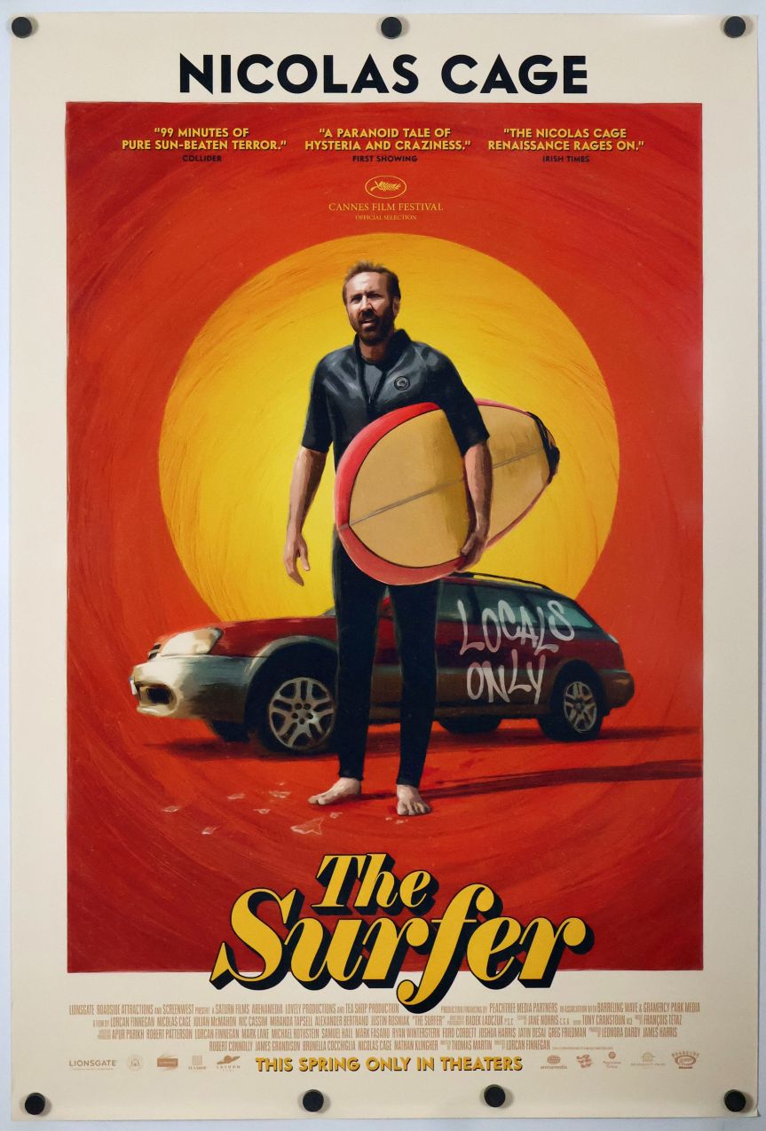 The Surfer (2025) original theatrical movie poster - Final