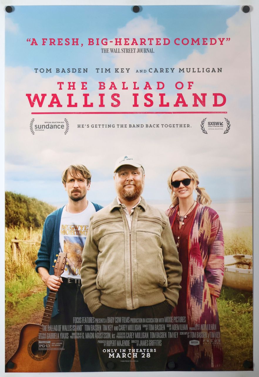 The Ballad of Wallis Island (2025) original theatrical movie poster - Final