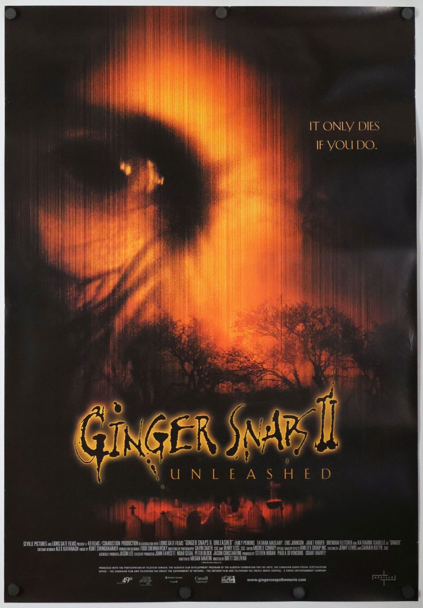 Ginger Snaps 2: Unleashed (2004) original theatrical movie poster - Final