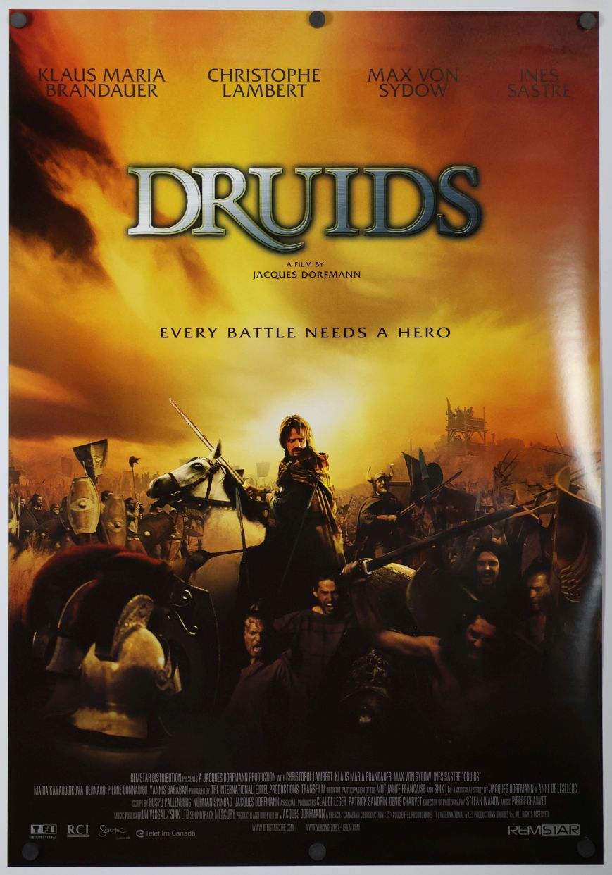 Druids (2001) original theatrical movie poster - Final