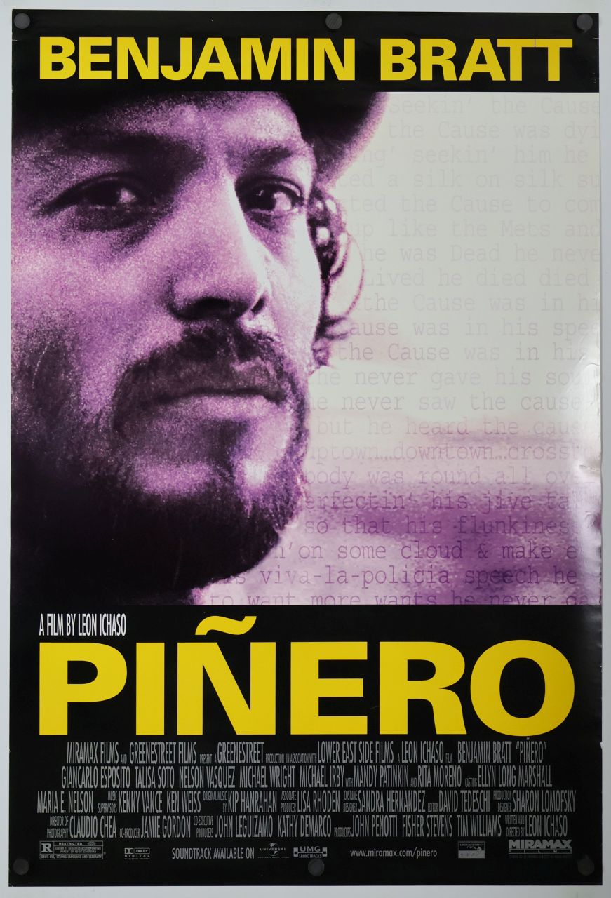 Piñero (2001) original theatrical movie poster - Final