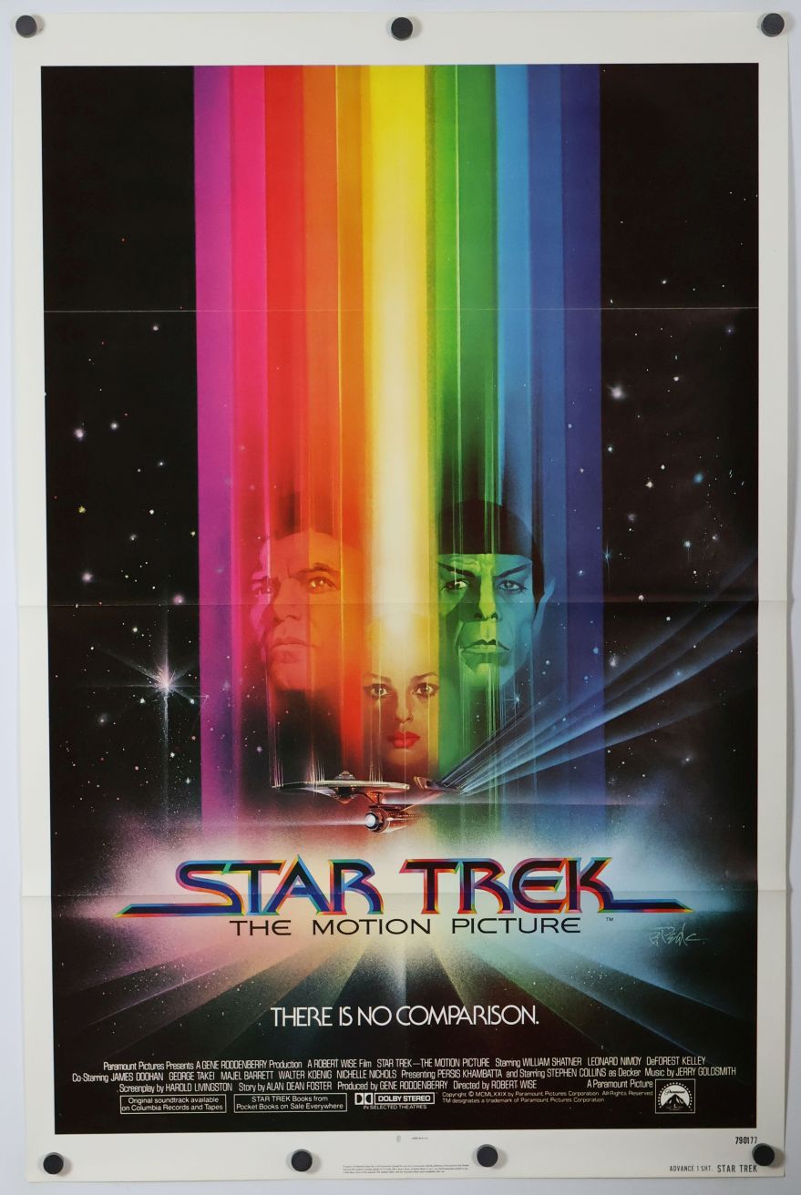 Star Trek: The Motion Picture (1979) original theatrical movie poster - Advance Style B