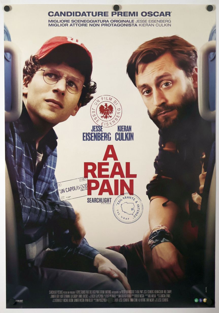 A Real Pain (2025) original theatrical movie poster - Final