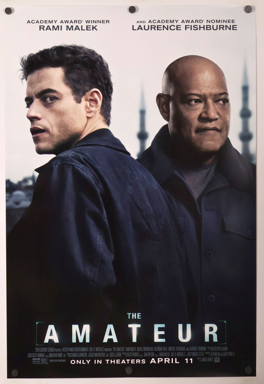 The Amateur (2025) original theatrical movie poster - Final