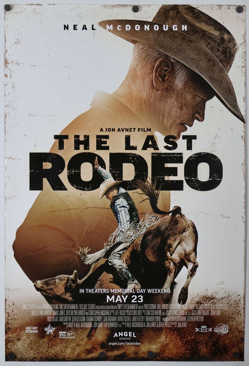The Last Rodeo (2025) original theatrical movie poster - Advance