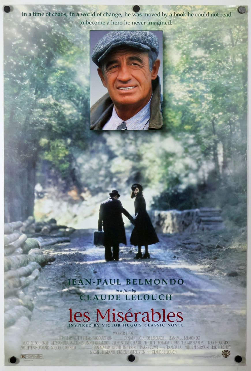 Les Misérables (1995) original theatrical movie poster - Final