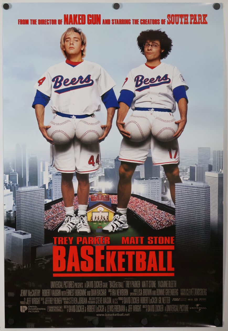 BASEketball (1998) original theatrical movie poster - International Final