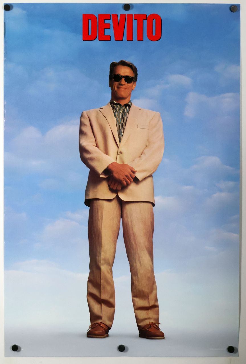 Twins (1988) original theatrical movie poster - Advance Style A