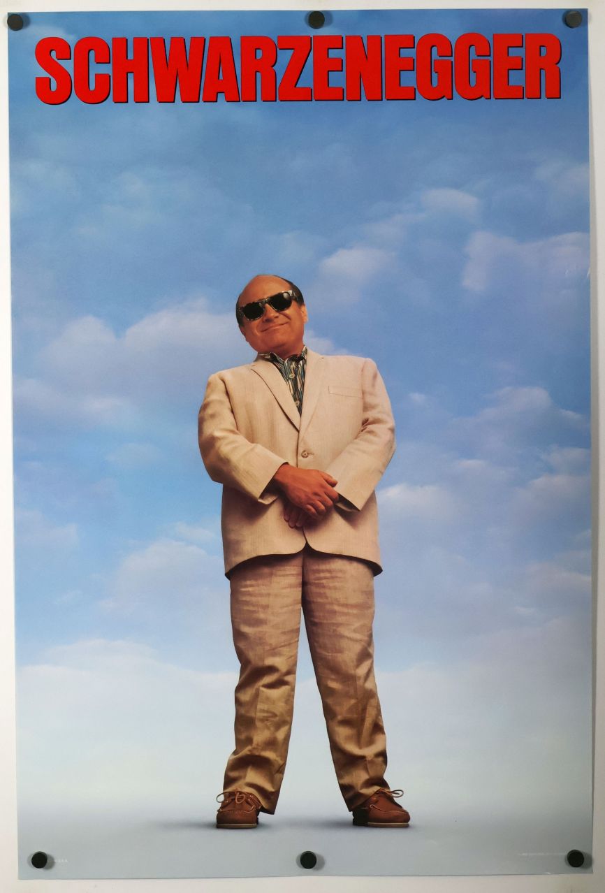Twins (1988) original theatrical movie poster - Advance Style B